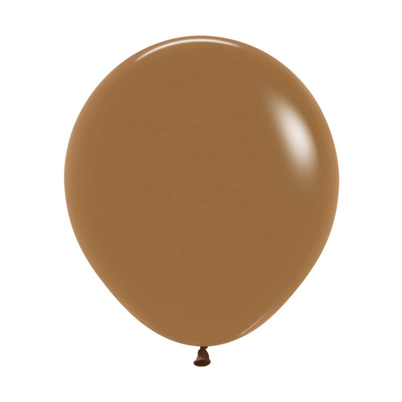 Sempertex 45cm Mocha Plain Latex - PACK OF 6